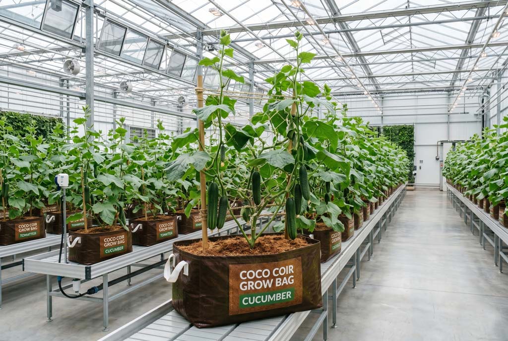 Coco Coir Grow Bags for Cucumber