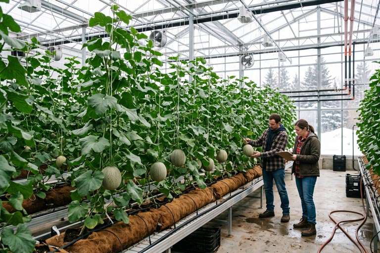 Greenhouse Melon Production